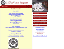 Tablet Screenshot of mastervaluer.com